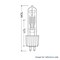 Sylvania 54825 Hpl-750/77-(Ucf) Hal Studio Lmp - Package Qty 12